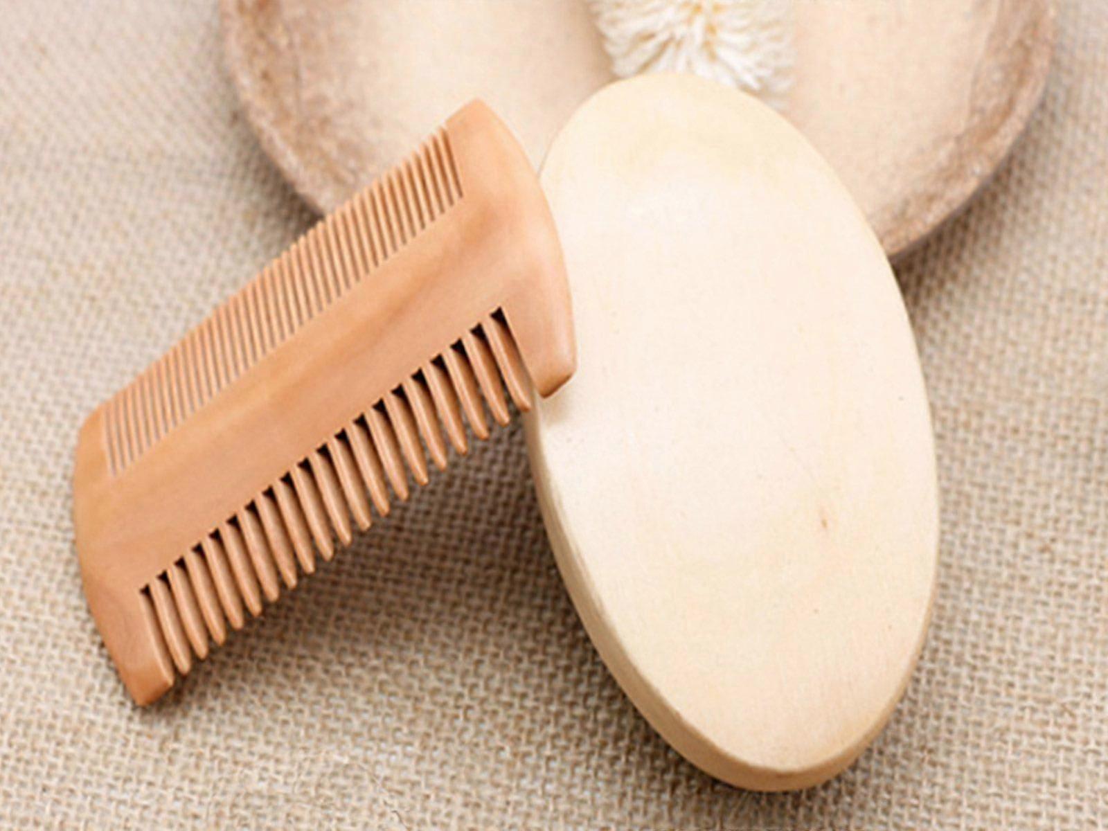 Men Beard Brush and Beard Comb Kit
