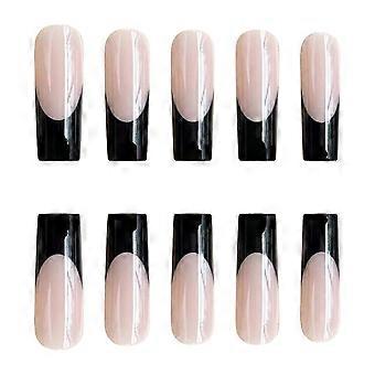 Nude Pink Long Square False Nails Super Long False Nails Nude Rectangle Nail Tips