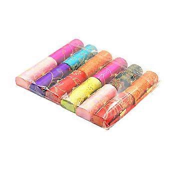 Lipstick Box for Storage Use 24Pcs Vintage Embroidered Portable Cases