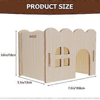 Guinea Pig Toy Wooden Hamster Habitat for Small Pets Indoor Enclosure