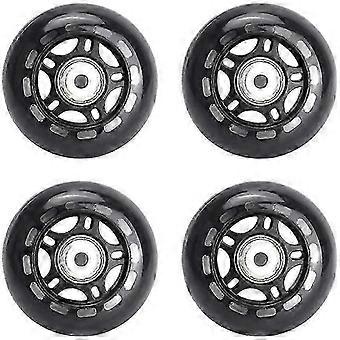 4-Pack 70mm Inline Skate Wheels with Bearings for Indoor/Outdoor Use 26-27