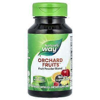 2 x Nature's Way, Orchard Fruits, Fruit Powder Blend, 60 Vegan Capsules