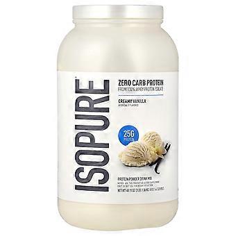 Isopure, Zero Carb Protein Powder, Creamy Vanilla, 3 lb (1.36 kg)