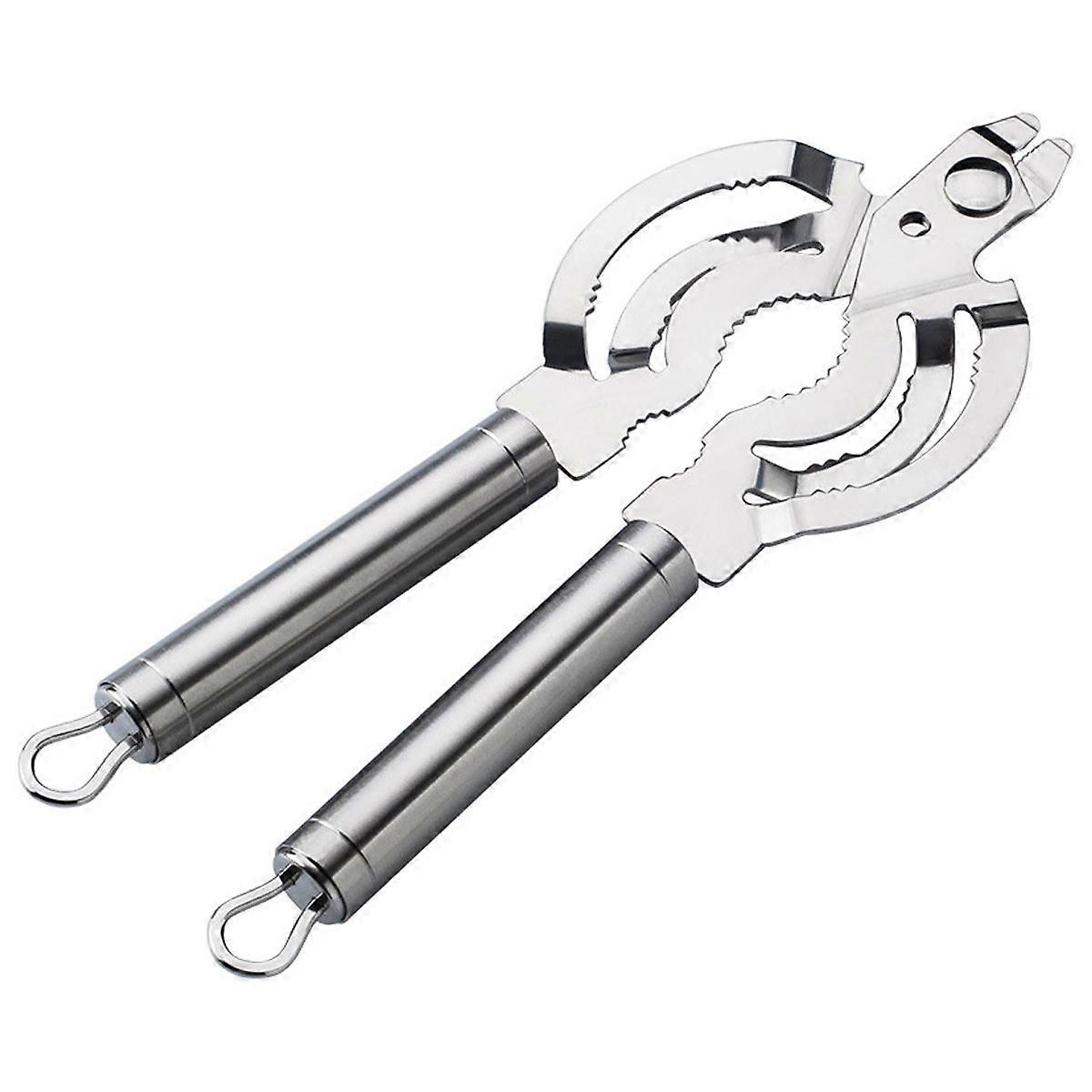 Easy-Grip Multi-Function Opener Stainless Steel Space-Saving
