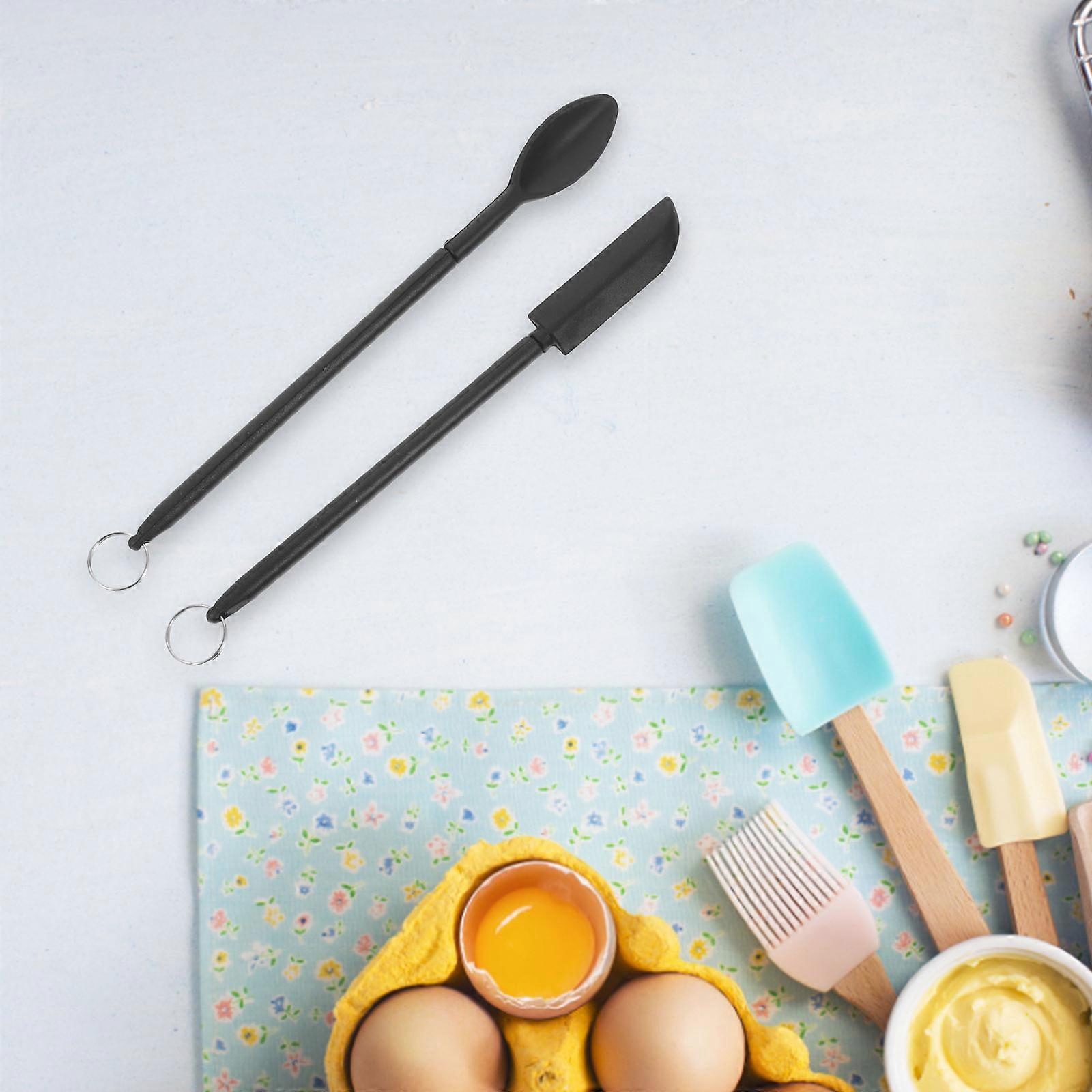 Jam Spatula Scoop Multi-Functional Baking Spatula Multipurpose Butter 2Sets