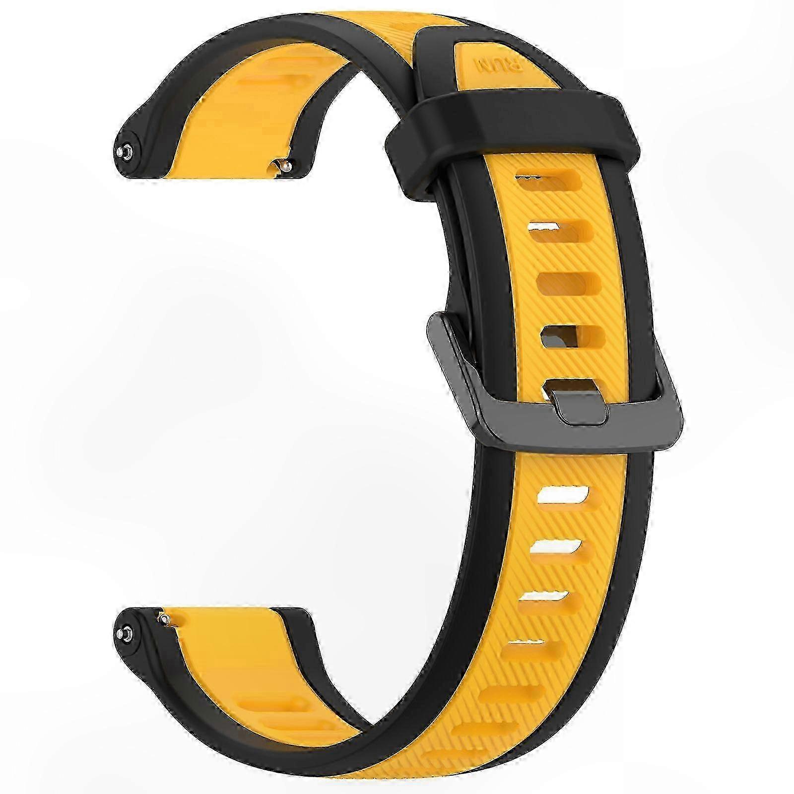 22mm Soft Silicone Replacement Strap compatible with GPS Running Smartwatch