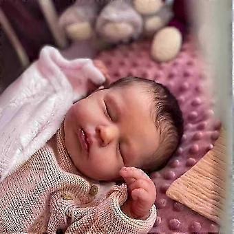 Boneca bebê reborn realista de 48 cm (19 polegadas), corpo macio, brinquedo de bebê realista