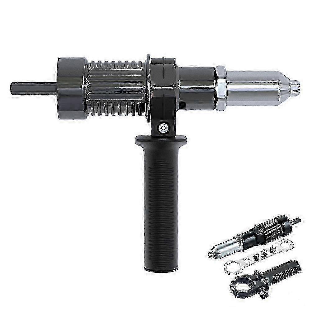 Power Drill to Rivet Nut Adapter with Changeable Puller Nozzles for Versatile Use