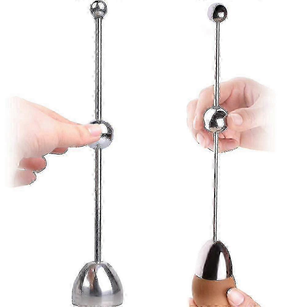 Egg Shell Cracker Opener Stainless Steel Eggshell Topper Cutter Remover