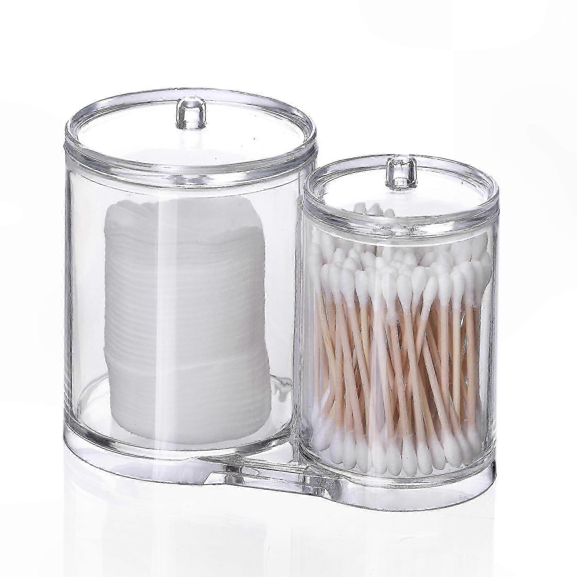Multipurpose Plastic Organizer for Cotton and Swabs Storage Solution