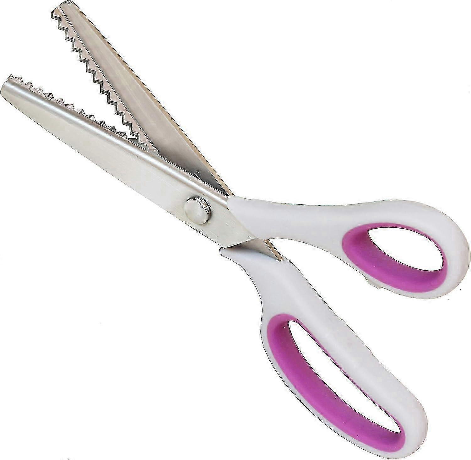 Soft-handled left and right hand scissors, fabric scissors, serrated 5mm