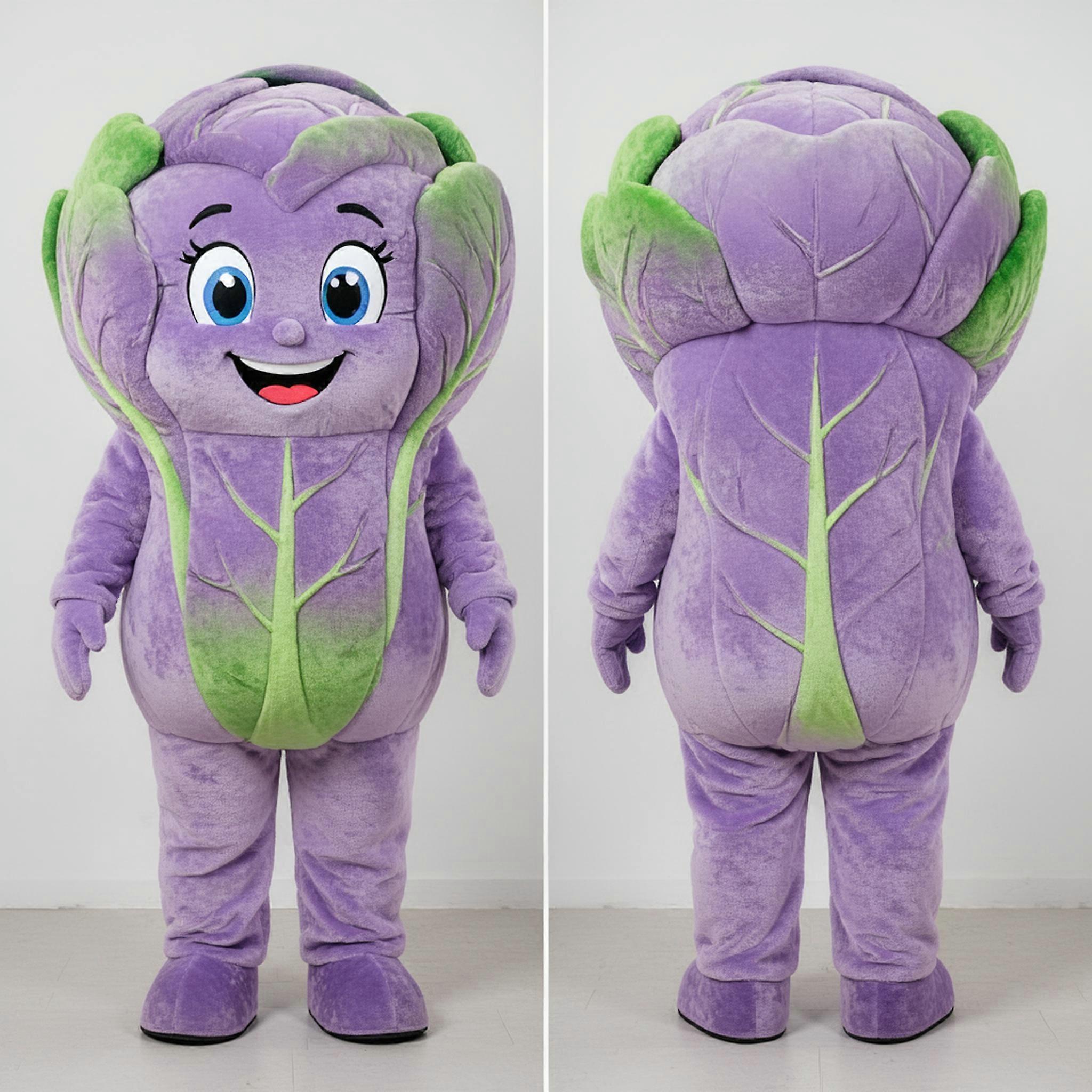 MASTICOT Lavender Plush Cabbage Mascot