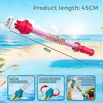 2-in-1 Fireworks Water Gun Long Range Pull Out Water Soaker Blaster Non-toxic for Kids Beach Pool Water Play