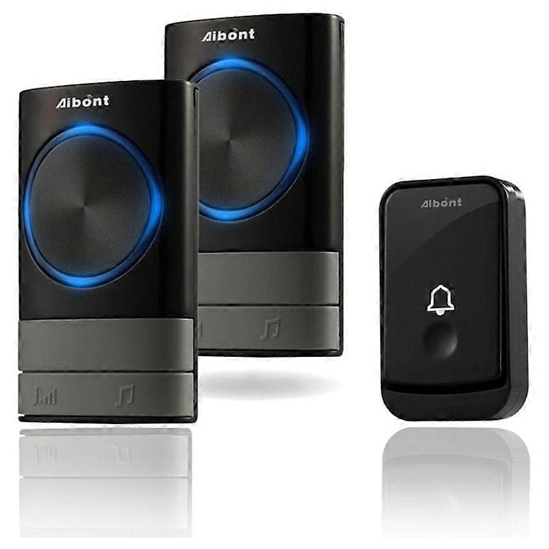 Smart Wireless Doorbell with Selectable Melodies Adjustable Volume LED Flash