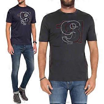 ARMANI JEANS 6X6T37 Mens T Shirt Short Sleeve Crew Neck Casual Cotton Tee Summer