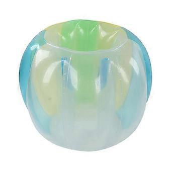 Inflatable bumping Ball Foldable Portable Body Bubble Ball 90x75cm - for Party Games Blue Yellow Green_HP