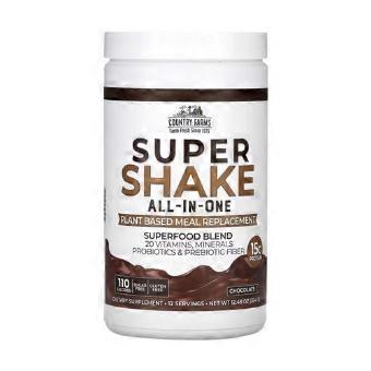Country Farms Super Shake All-In-One Chocolate, 12.48 Oz