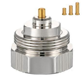 Radiatoradapter M30x1,0 naar M30x1,5 voor thermostaatventiel, 1 stuk