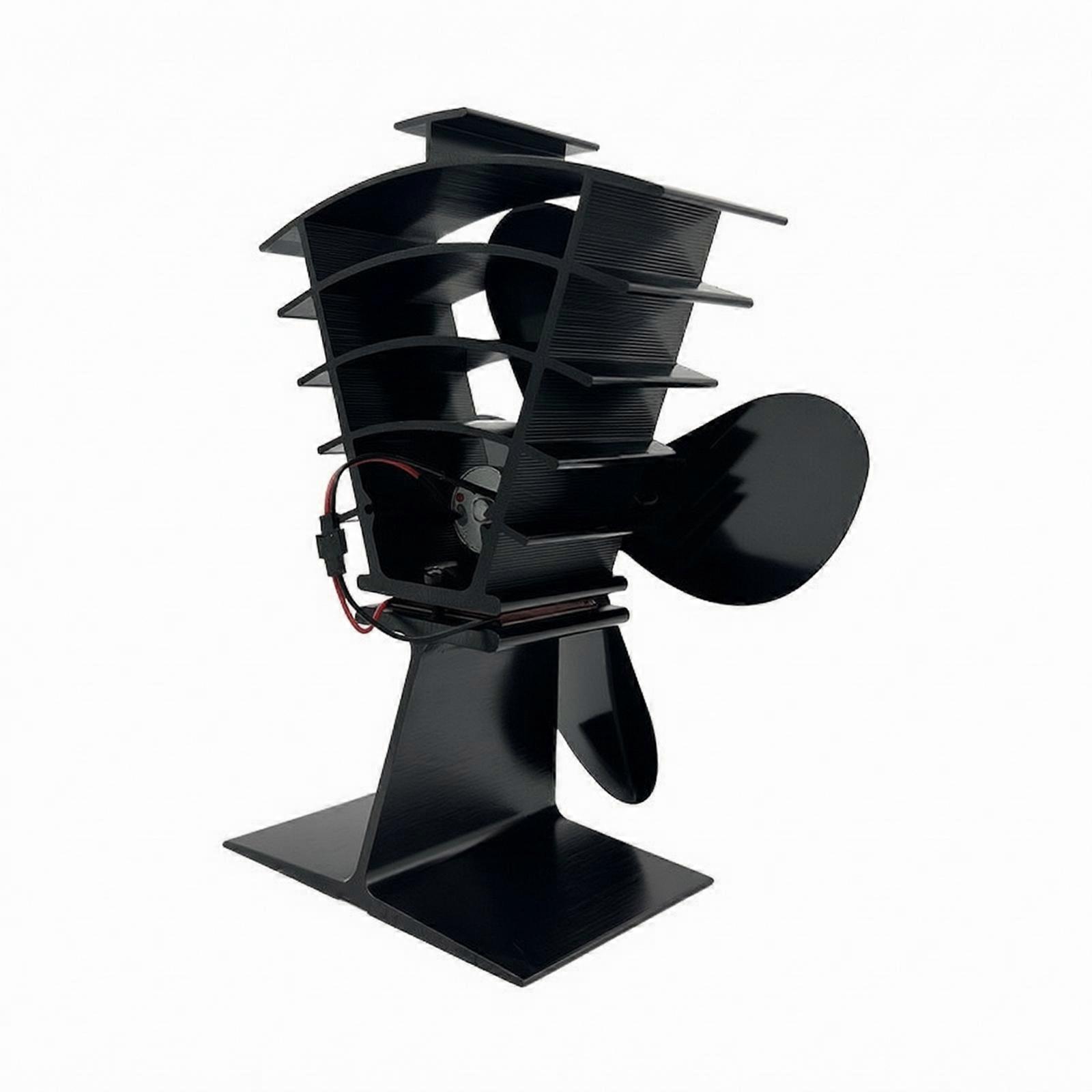 Heat-Powered Circulation Fan Cordless Thermoelectric Silent Functioning
