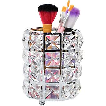 1 Pack Crystal Makeup Brush Holder Multifunctional Eyebrow Eyeliner