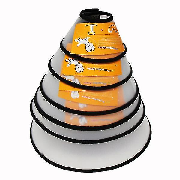 Plastic Pet Dog Cat Wound Healing Head Neck Protection Cover Collar (neck Size: 30~36cm)