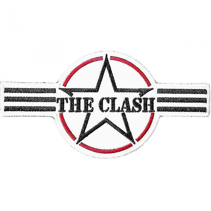 The Clash Army Stripes Iron On Patch