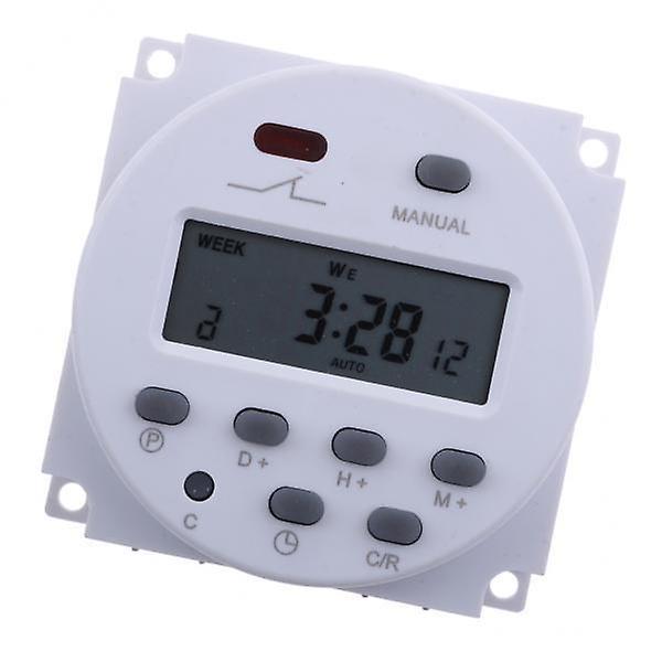 3xDC 12V Digital LCD Programmable Timer Relay Time of Weekly Electronic