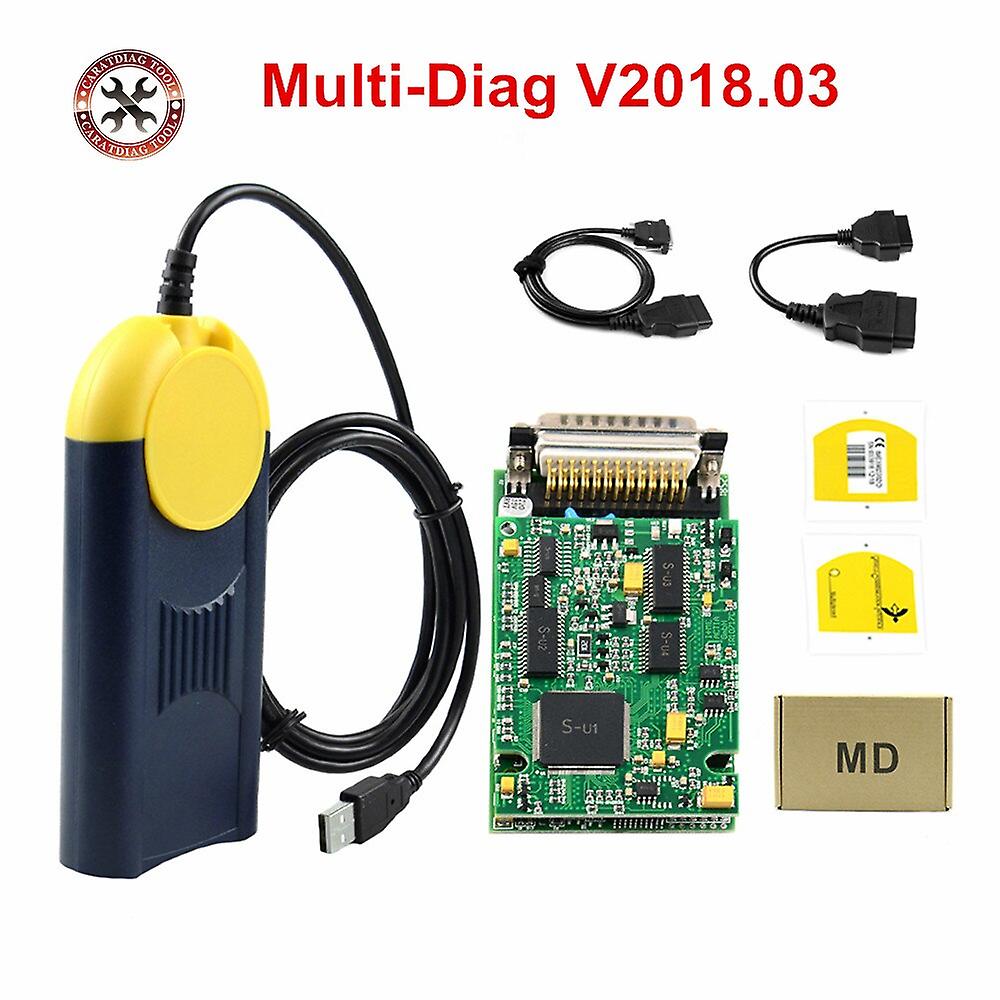 Multi-diag Access J2534 Pass-thru Obd2 Device Multidiag Multi Diag Multi-diag 2018.3 Auto Diagnostic Tool