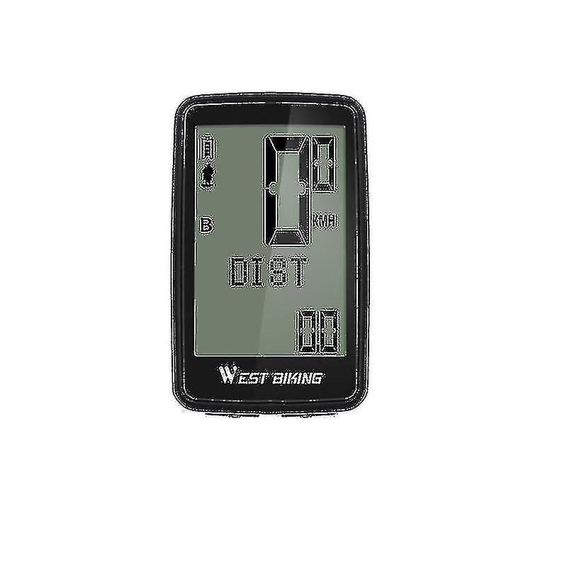 Five Language Code Meter USB Mountain Road Bike Riding Wireless Code Meter Speedometer Black Bicycle Accessories