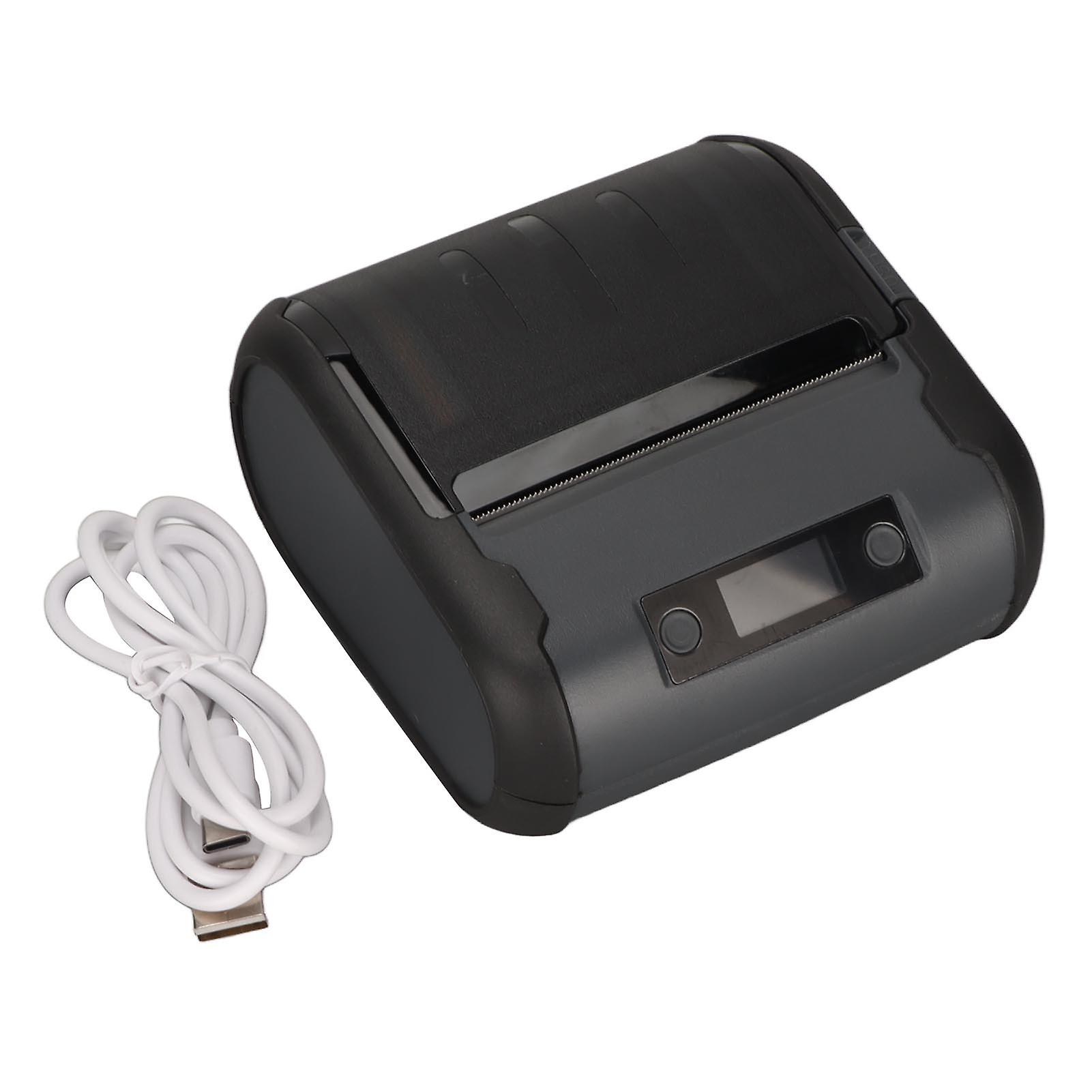 Bluetooth Label Printer 2072mm Width Inkless Thermal Wireless Bluetooth Desktop Label Printer Maker for Home Office Shop