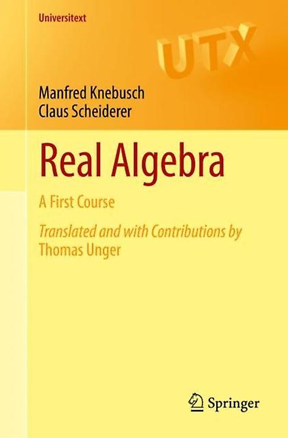 Real Algebra - Claus Scheiderer - Paperback - English Book - Algebra