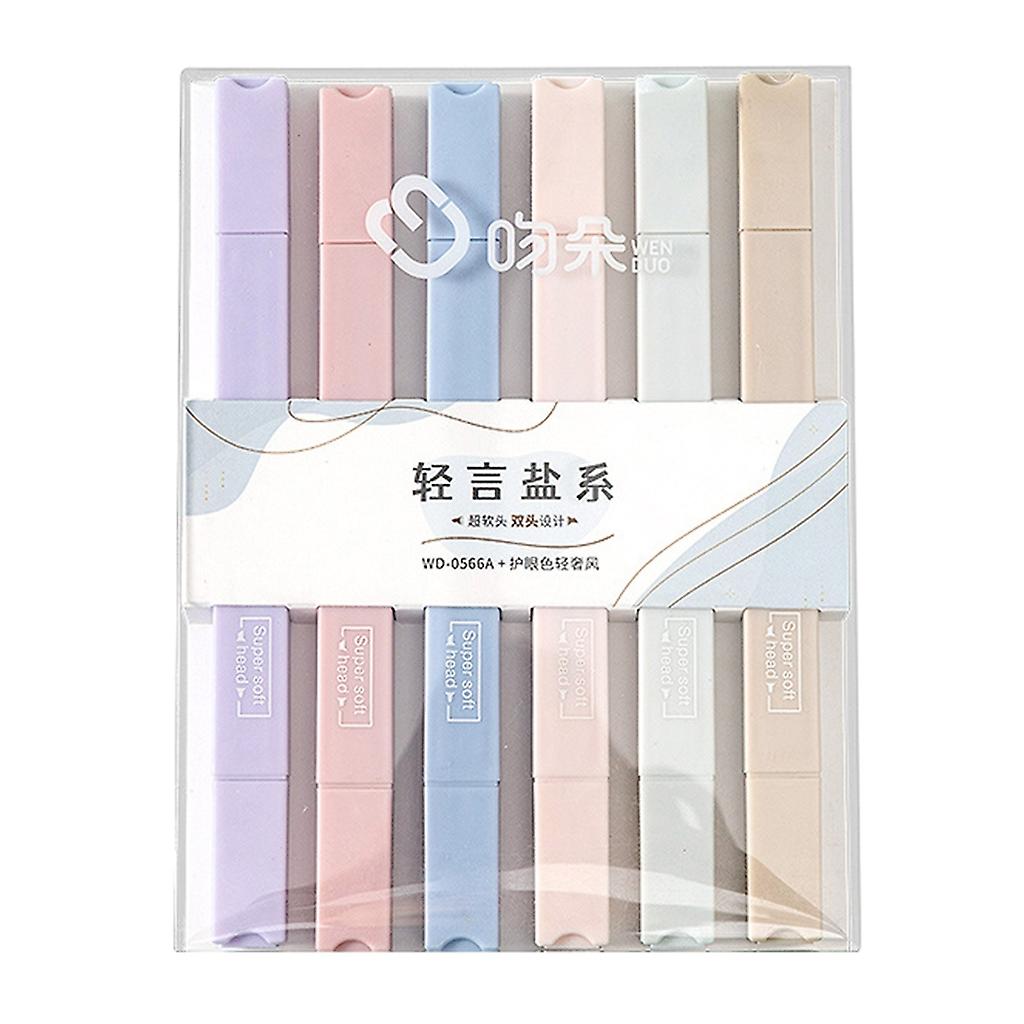 Bibel Ästhetische Textmarker 6 Farben Textmarker Doppelseitige Textmarker