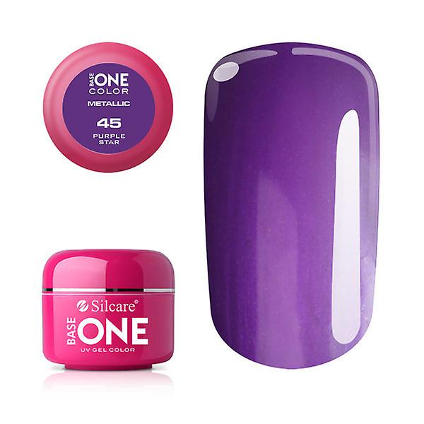 Base one-Metallic-Purple star 5g UV Gel