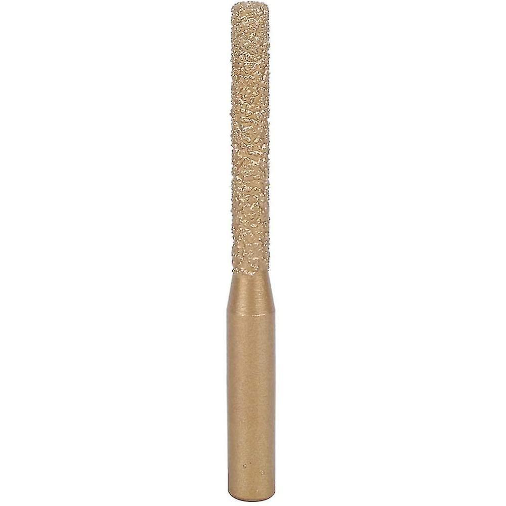 6.35 X 5 X 65mm Diamond Bits Brazed Diamond Straight Router Bit Cutting Of Stone Quartz Stone Trimm