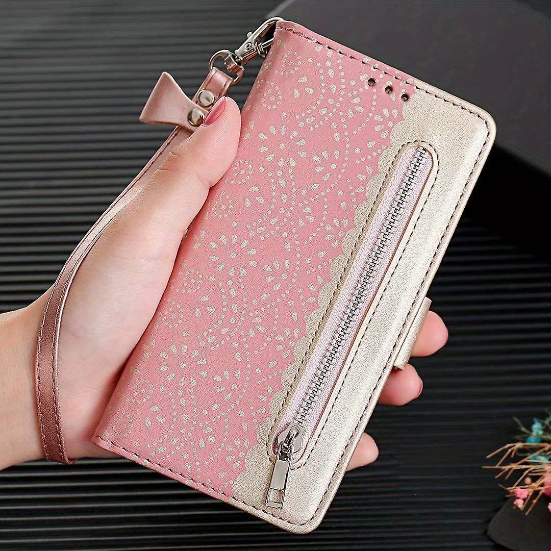 Luxury Flip Wallet Case For Samsung Galaxy S20 S21 S22 S23 Plus Ultra - Folio Zipper Kickstand Wristlet Lanyard Card Slots Cover