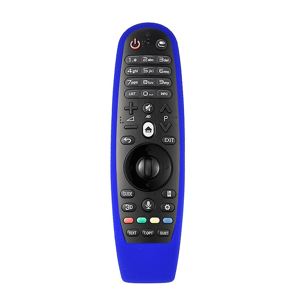 Soft Silicone Rubber Dustproof Protective Case Cover for LG AN MR600 TV Remote Controller Blue
