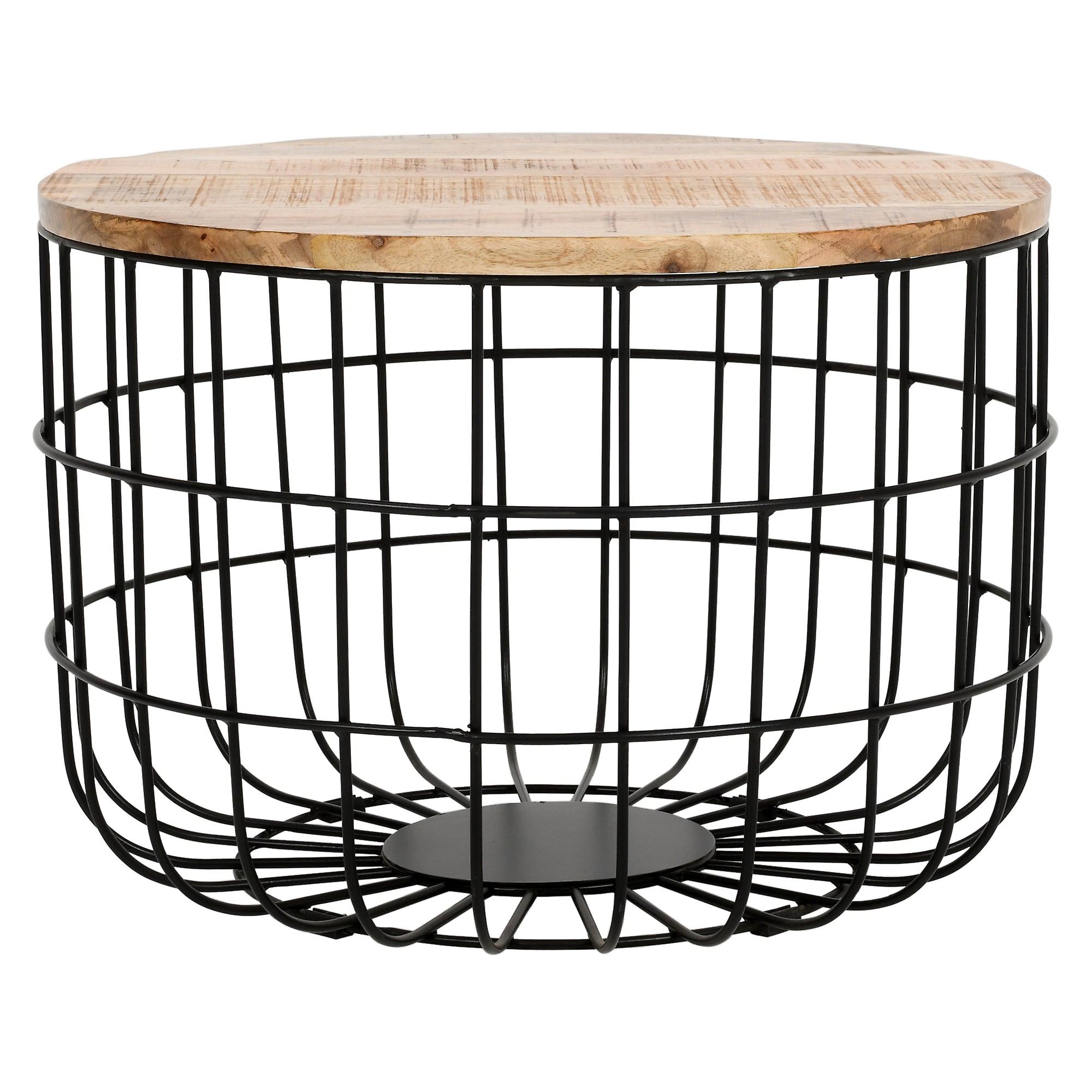 Micadoni Mango Wooden Wire Coffee Table