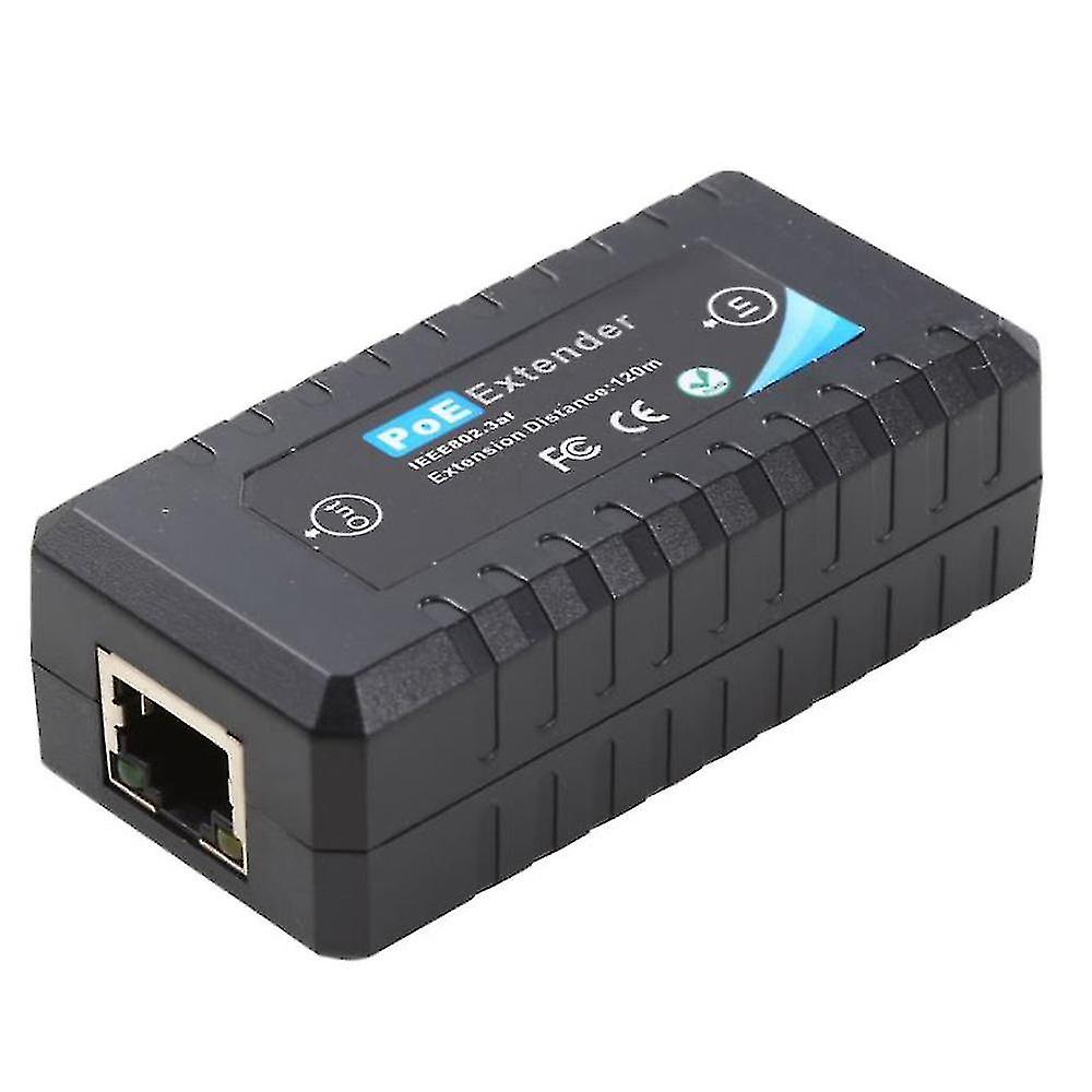 Extendeur PoE 1 port 10/100 Mbit/s avec entrée/sortie standard IEEE 802.3af pour transmission de caméra IP