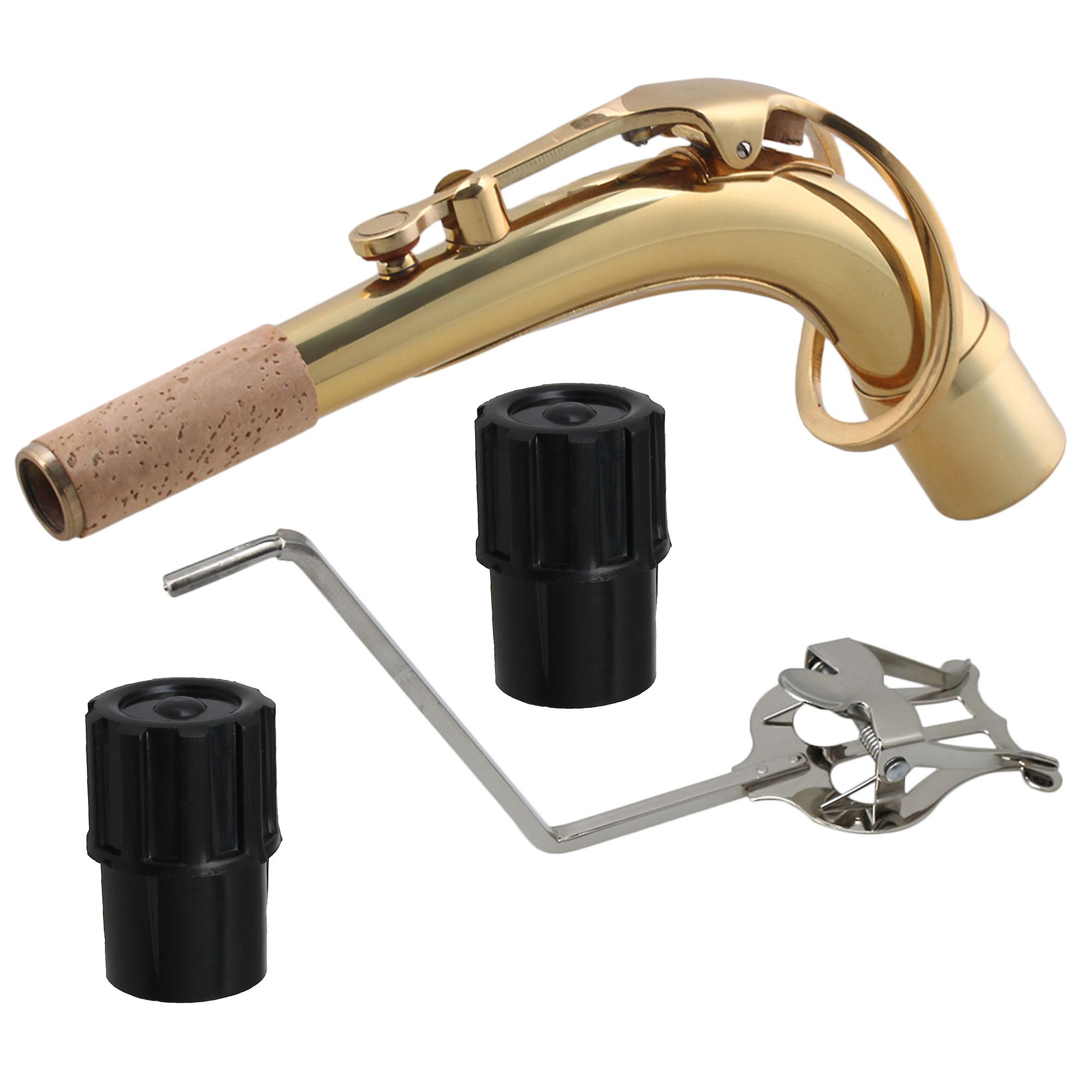 2 Pcs Alto Saxophone Plugs & Sax Music Lyre & Alto Saxophone Bend Neck