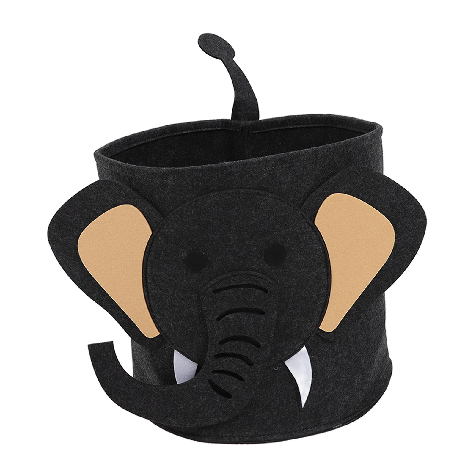 Cotton Laundry Basket, Storage Bucket, Animal Pattern