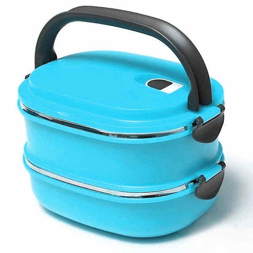 2/1 Layer Stainless Steel Insulated Bento Lunch Box Food Container Storage Box