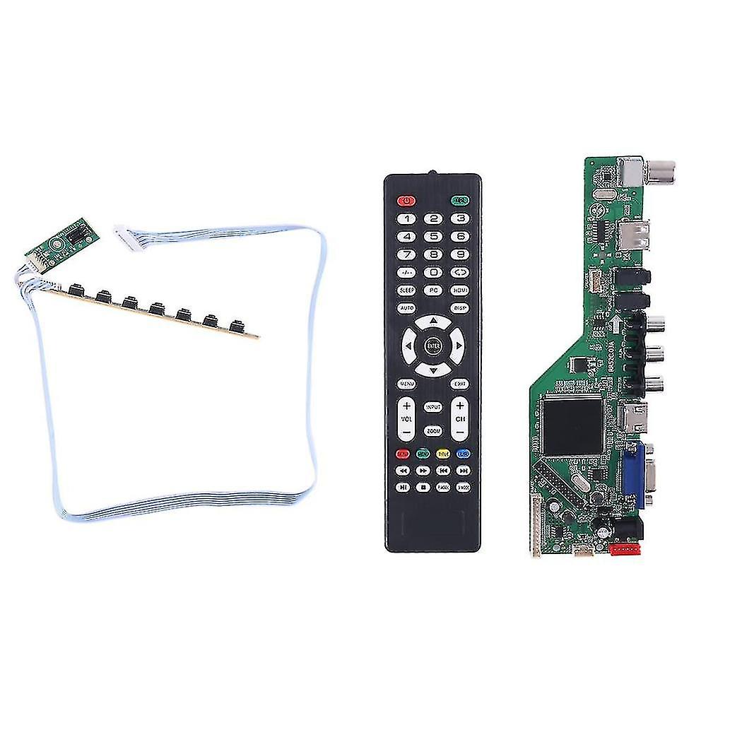 The New Lcd Tv Drive Board Rr52c.03a Supports Dvb-t Dvb-t2 Can Replace 3663 Chip Motherboard Free K