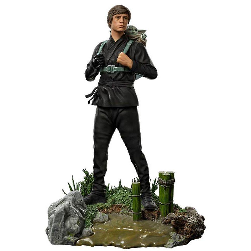 Star Warst Luke and Grogu Training Polystone 1:10 Scale Statue Highly Detailed
