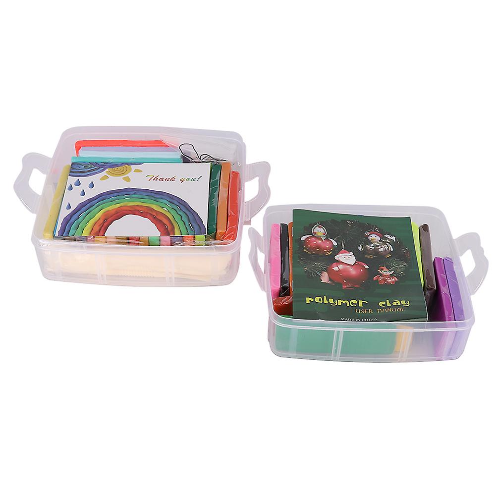 Multiple Color Soft Polymer Clay DIY Craft Modeling Colored Clay Kid Toy (Type E)