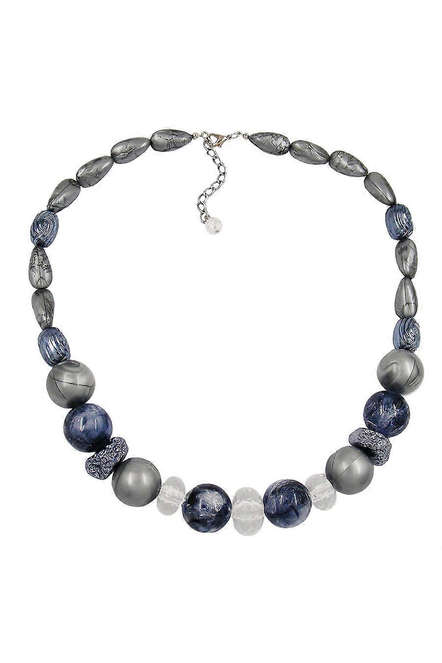 Necklace Crash-beads Grey 55cm - Gl02348