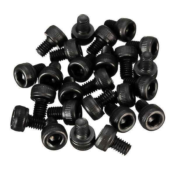 25/50/100Pcs Metric Thread M3x5mm Hexagon Socket Cap Head Steel Screw Bolt
