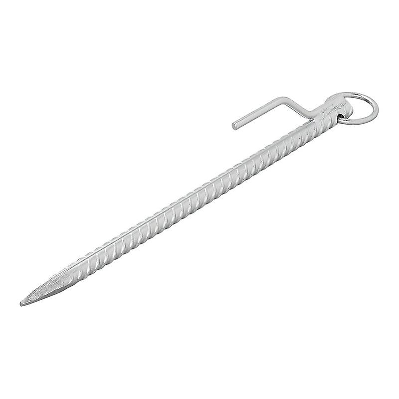 Ground anchor 41cm with hook and ring