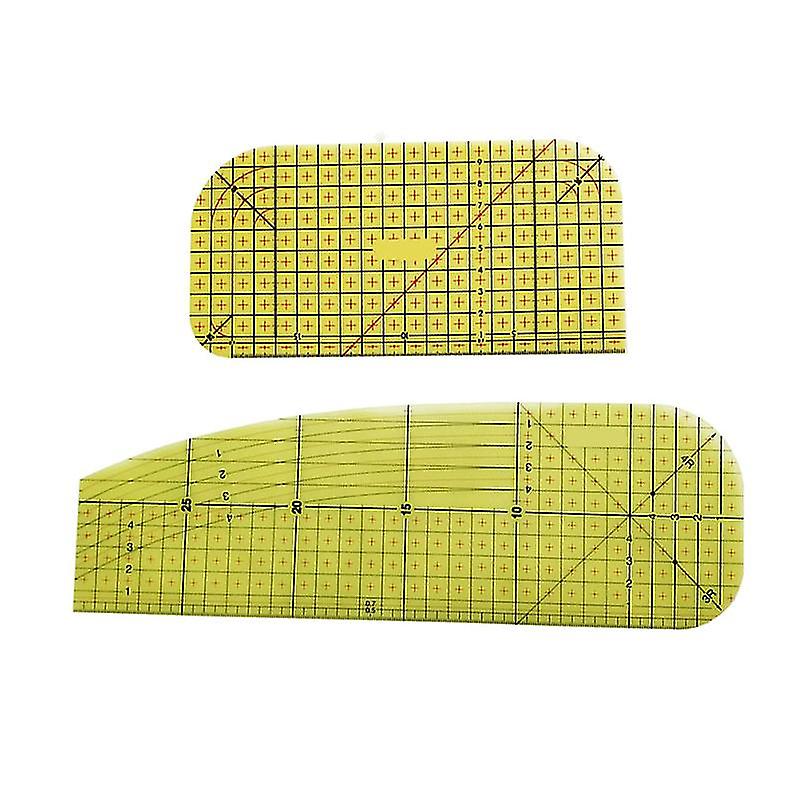 2pcs Heat-proof Sewing Rulers