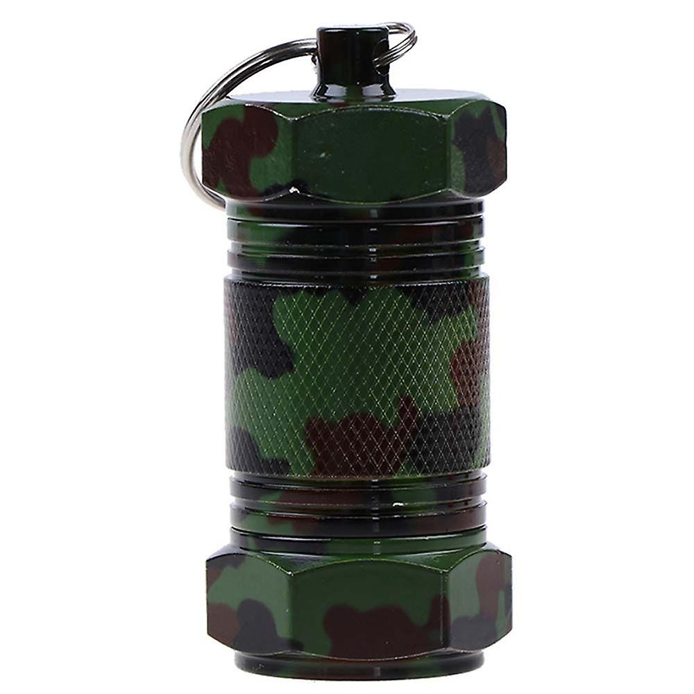 ماء ختم خزان الألومنيوم كبسولة حاوية المخدرات منظم جيب حبوب منع الحمل حالات لزجاجات تخزين طب الطوارئ في الهواء الطلق