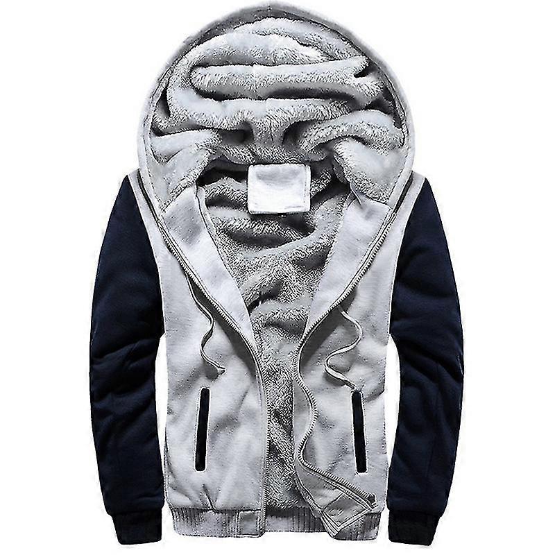 menn hette fleece jakke uformell hettegenser